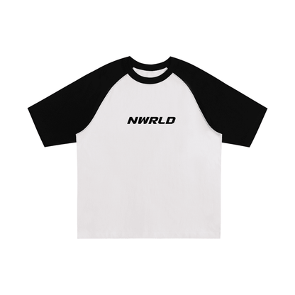 NWRLD ESSENTIALS / Color-Blocked Raglan Sleeve T-Shirt - NWRLD CLOTHING
