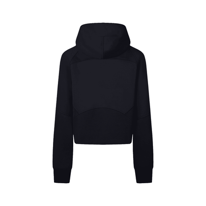 NWRLD ESSENTIALS / Cropped Zip-Through Hoodie - NWRLD CLOTHING