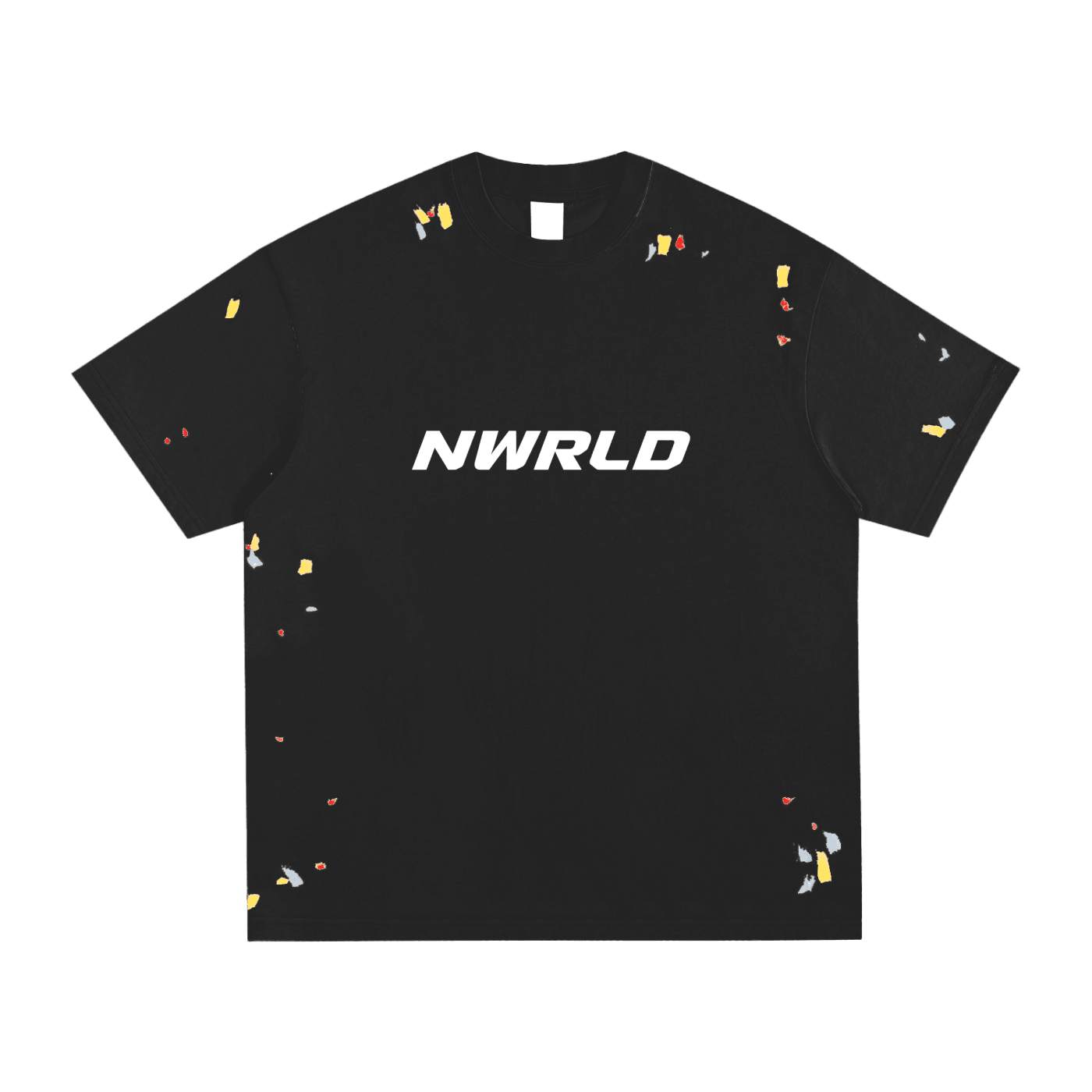 NWRLD ESSENTIALS / Paint Splatter T-Shirt - NWRLD CLOTHING
