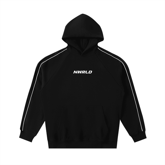 NWRLD ESSENTIALS / Contrast Piping Raglan Hoodie - NWRLD CLOTHING