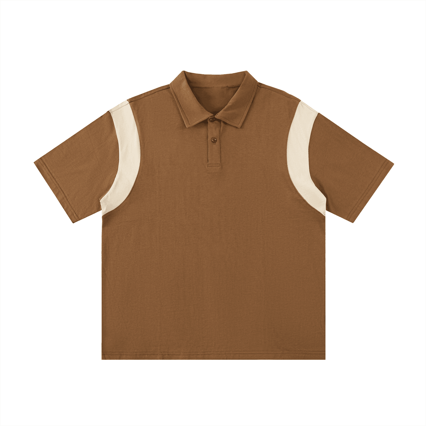 NWRLD CLEAN / Contrast Panel Polo Shirt - NWRLD CLOTHING