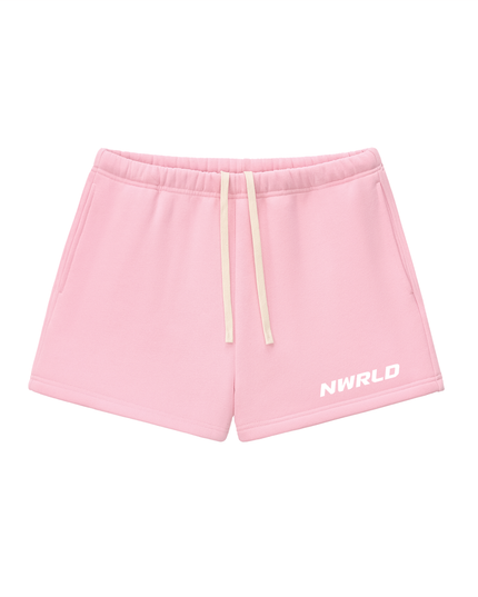 NWRLD 002 Fleece Drawstring Shorts
