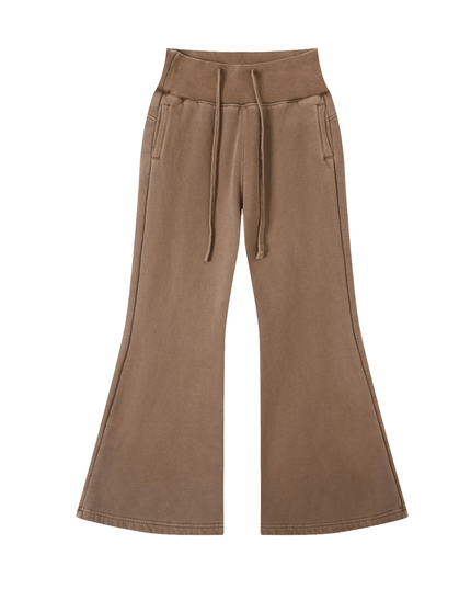NWRLD 003 / Vintage Washed Flared Fleece Pants