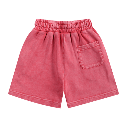 NWRLD ESSENTIALS / Snow Washed Shorts - NWRLD CLOTHING