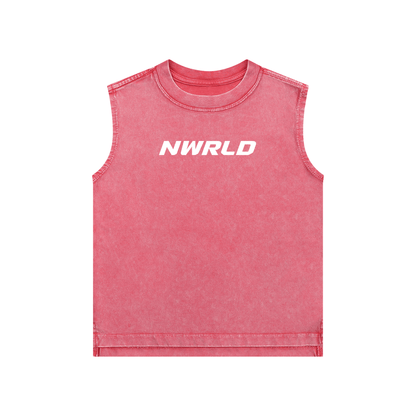 NWRLD ESSENTIALS / Snow Washed Tank Top - NWRLD CLOTHING