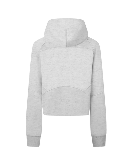 Cropped Zip-Through Hoodie