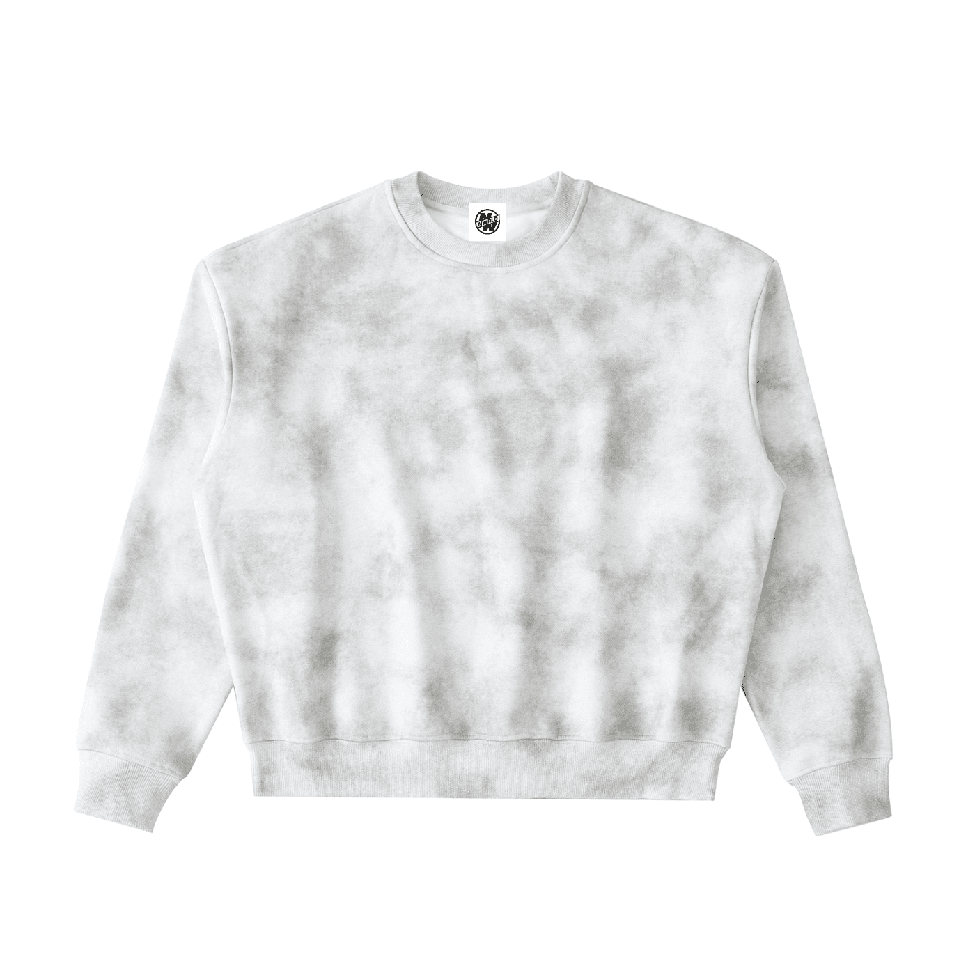 NWRL CLEAN / Stone Washed Boxy Fleeced Sweatshirt - NWRLD CLOTHING