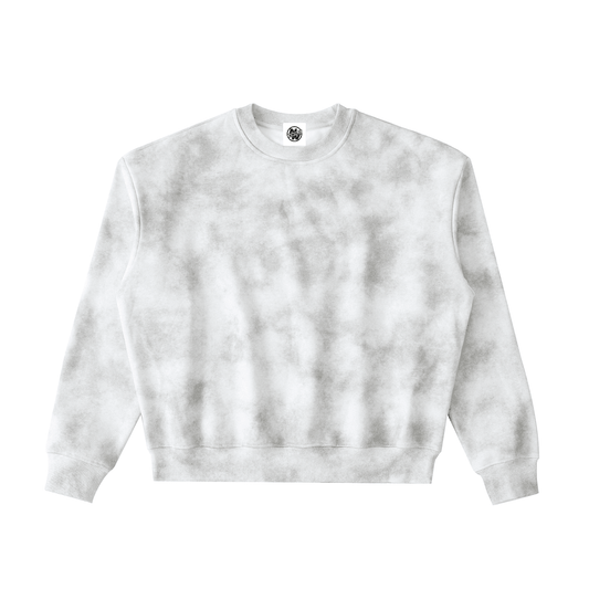 NWRL CLEAN / Stone Washed Boxy Fleeced Sweatshirt - NWRLD CLOTHING