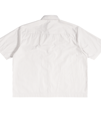 Oversized Vertical Stripe Boxy Shirt