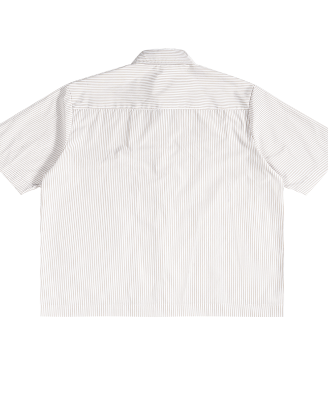 Oversized Vertical Stripe Boxy Shirt