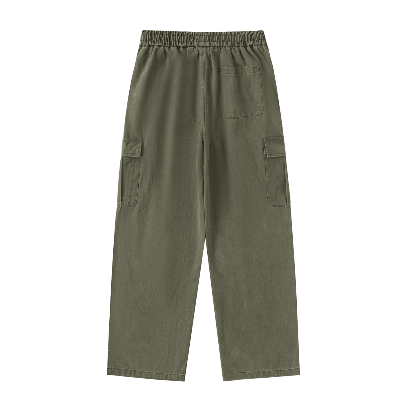 NWRLD ESSENTIALS / Drawstring Straight-Leg Cargo Pants - NWRLD CLOTHING