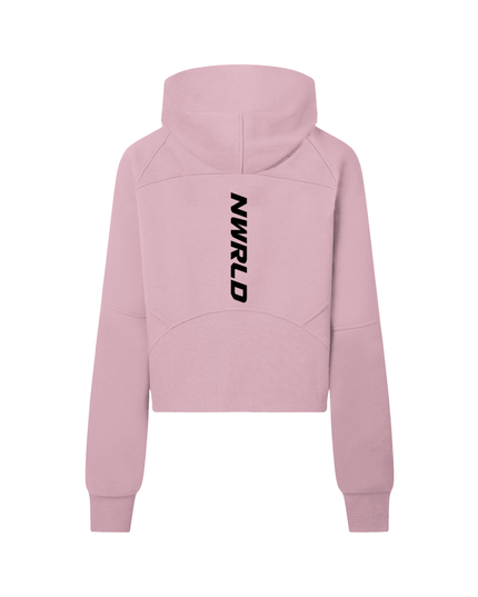 Cropped Half-Zip Hoodie