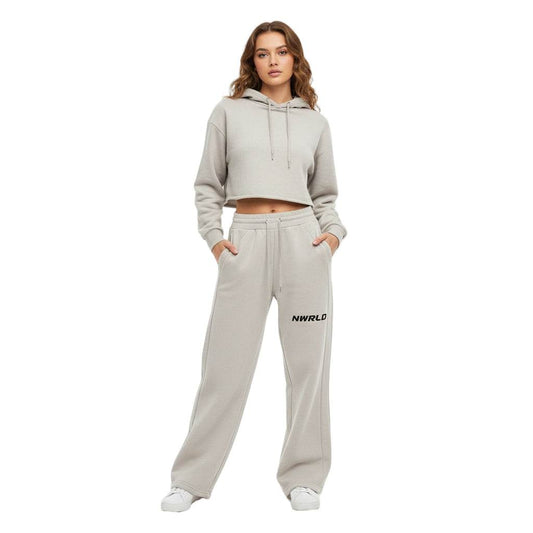 NWRLD ESSENTIALS / Straight Leg Pants - NWRLD CLOTHING