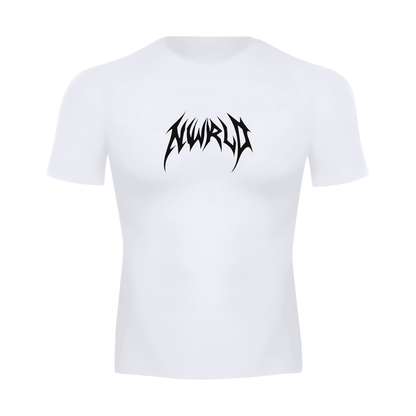 DARKMODE x METALMANIA / Performance Compression T-shirt - NWRLD CLOTHING
