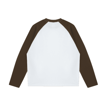NWRLD ESSENTIALS / Color-Blocked Raglan Long-Sleeve T-Shirt - NWRLD CLOTHING