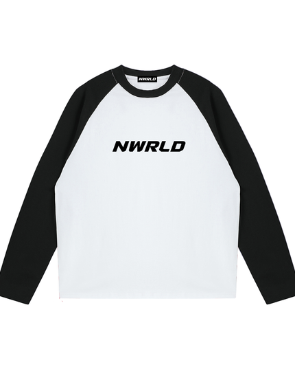 Color-Blocked Raglan Long-Sleeve T-Shirt