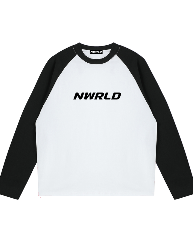 Color-Blocked Raglan Long-Sleeve T-Shirt