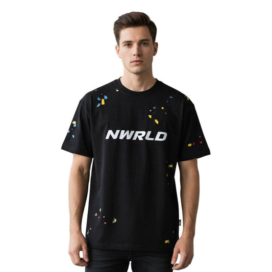 NWRLD ESSENTIALS / Paint Splatter T-Shirt - NWRLD CLOTHING