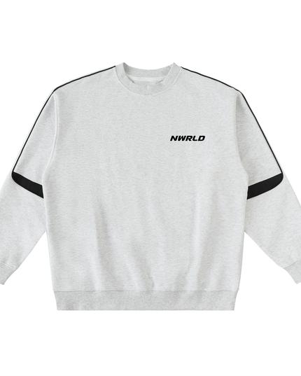 Oversized Crewneck Taped Sweatshirt
