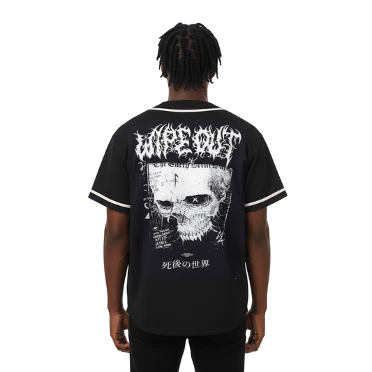 DARKMODE x METALMANIA / Button-Up Jersey - NWRLD CLOTHING