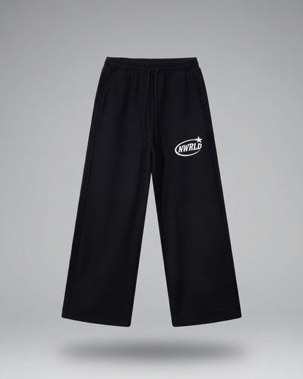 Lay-flat product shot of NWRLD 002 Contrast Tape Straight-Leg