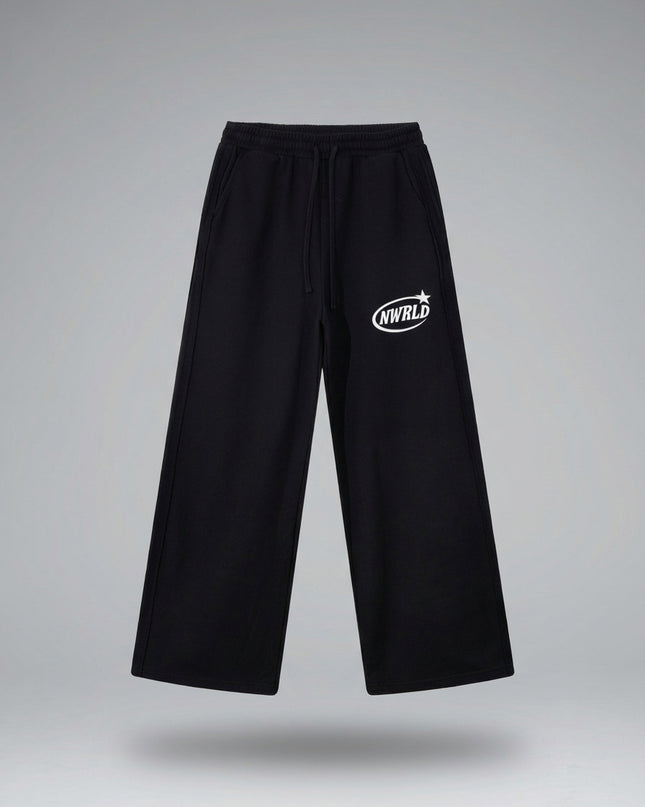 Lay-flat product shot of NWRLD 002 Contrast Tape Straight-Leg