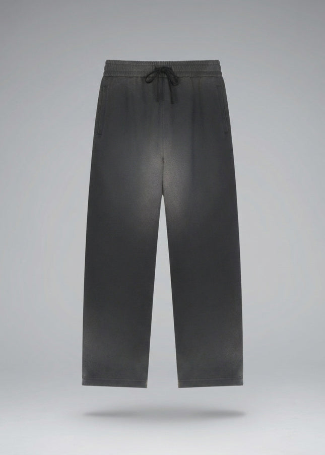 Lay-flat product shot of Sun Fade Raw Edge Straight-Leg Sweatpants