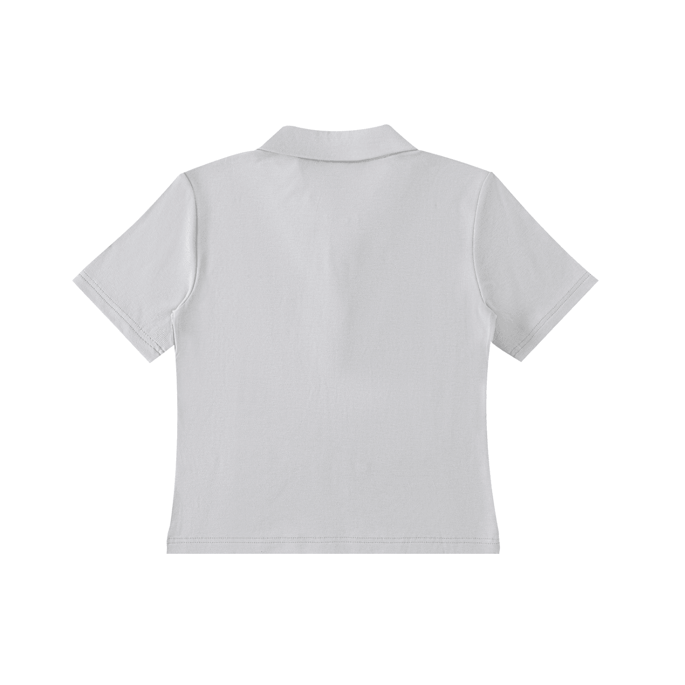 NWRLD CLEAN / Bodycon Short Sleeve Polo Shirt - NWRLD CLOTHING