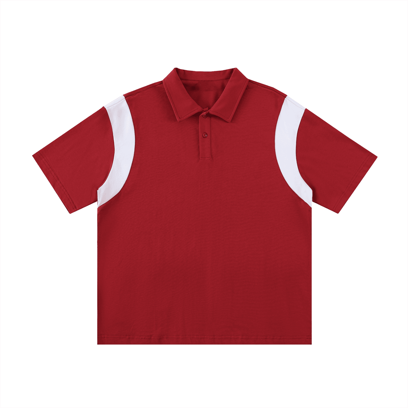 NWRLD CLEAN / Contrast Panel Polo Shirt - NWRLD CLOTHING