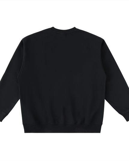 Oversized Crewneck Taped Sweatshirt