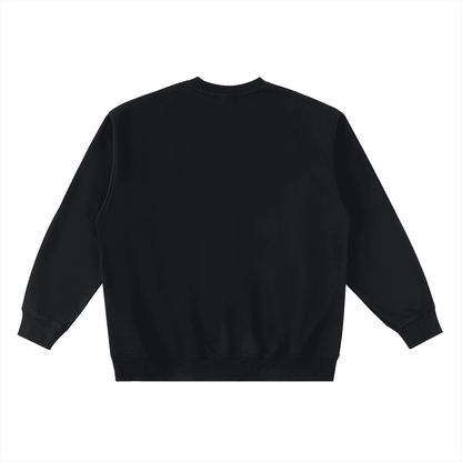 NWRLD ESSENTIALS / Oversized Crewneck Taped Sweatshirt - NWRLD CLOTHING