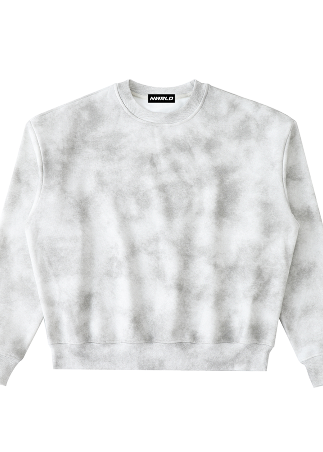 Dirty Washed Boxy Fleeced Sweatshirt
