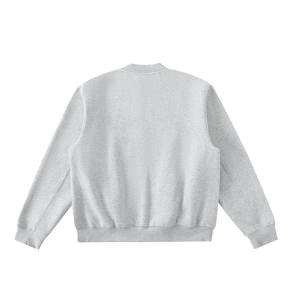 NWRLD ESSENTIAL / Zip-Up Varsity Jacket - NWRLD CLOTHING