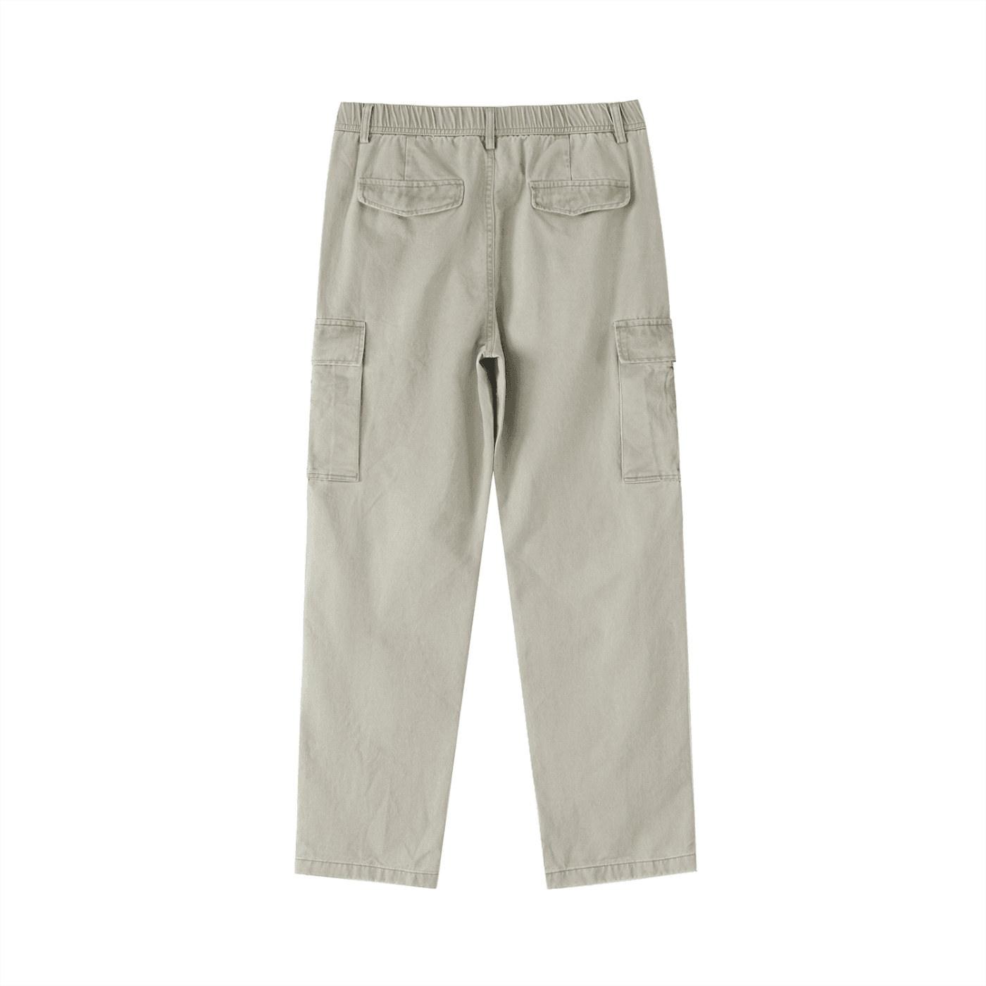 NWRLD ESSENTIALS / Elastic-Waist Cargo Pants - NWRLD CLOTHING