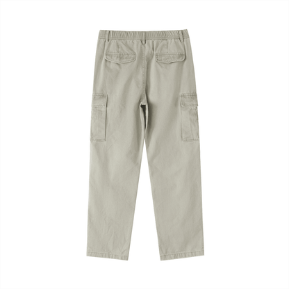 NWRLD ESSENTIALS / Elastic-Waist Cargo Pants - NWRLD CLOTHING