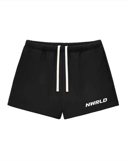 NWRLD 002 Fleece Drawstring Shorts