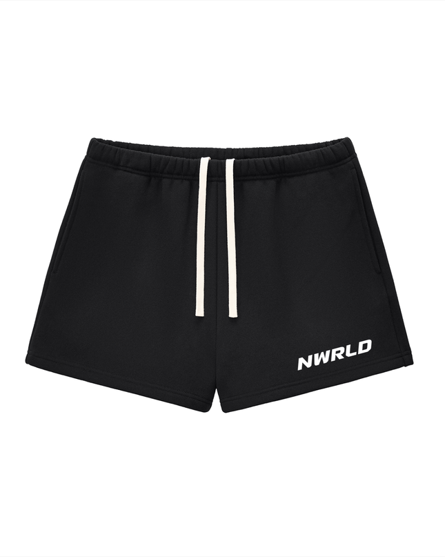 NWRLD 002 Fleece Drawstring Shorts