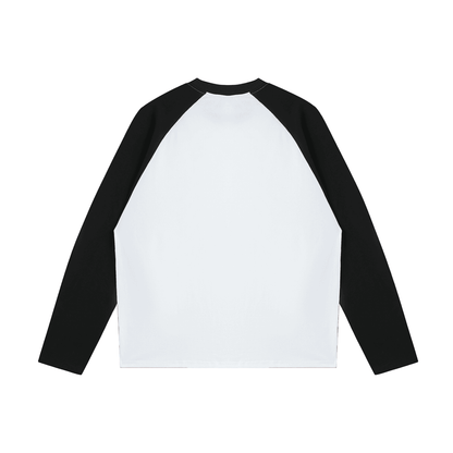 NWRLD ESSENTIALS / Color-Blocked Raglan Long-Sleeve T-Shirt - NWRLD CLOTHING