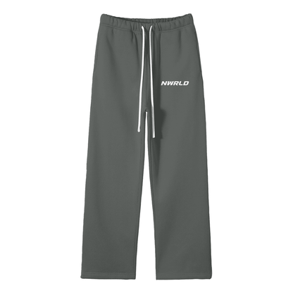 NWRLD ESSENTIALS / Streetwear Unisex Fleece Straight Leg - NWRLD CLOTHING