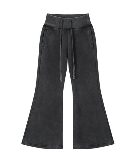 NWRLD 003 / Vintage Washed Flared Fleece Pants