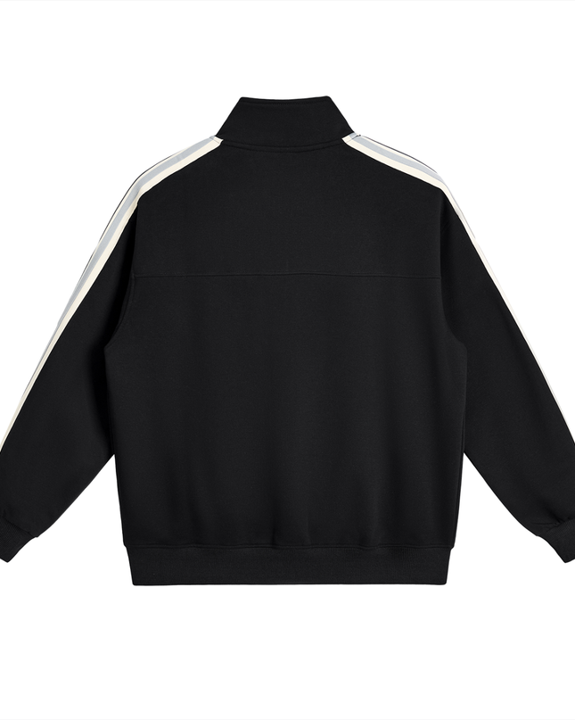 NWRLD 002 | Contrast Side-Stripe Collar Jacket