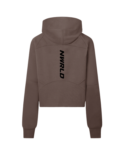 Cropped Half-Zip Hoodie