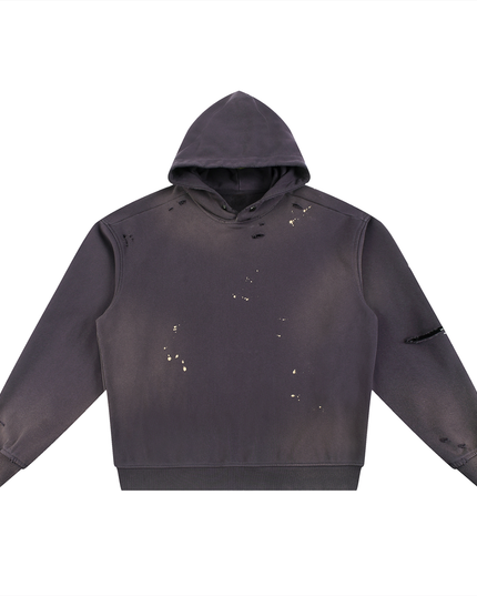 NWRLD 003 | Sun Fade Frayed Fleece Hoodie