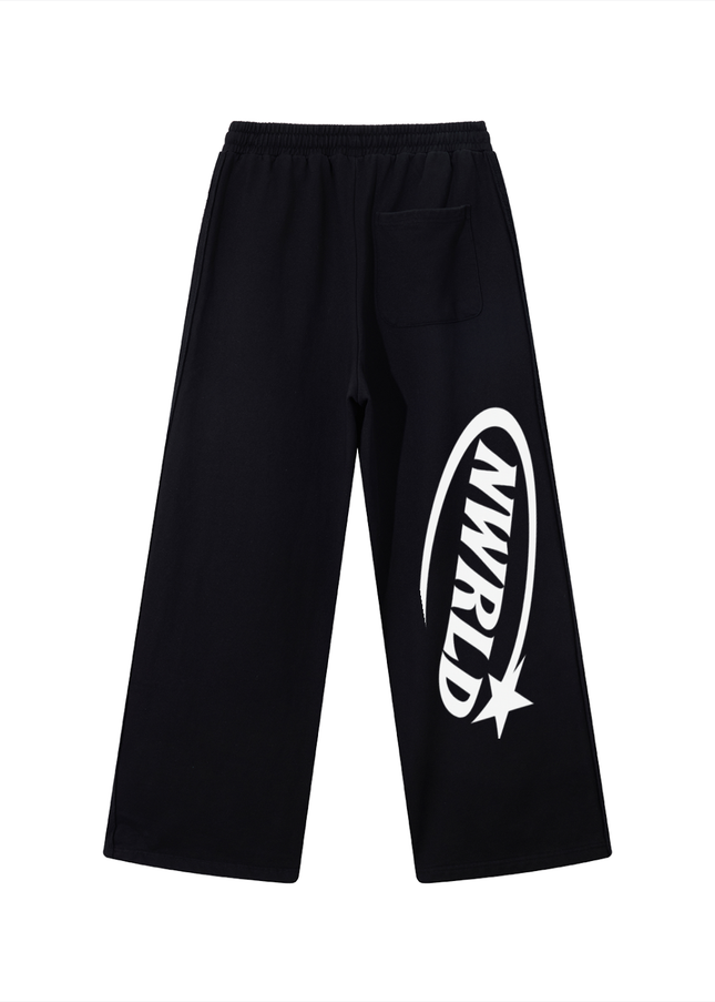 NWRLD 002 Contrast Tape Straight-Leg