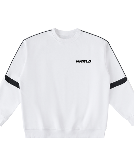 Oversized Crewneck Taped Sweatshirt