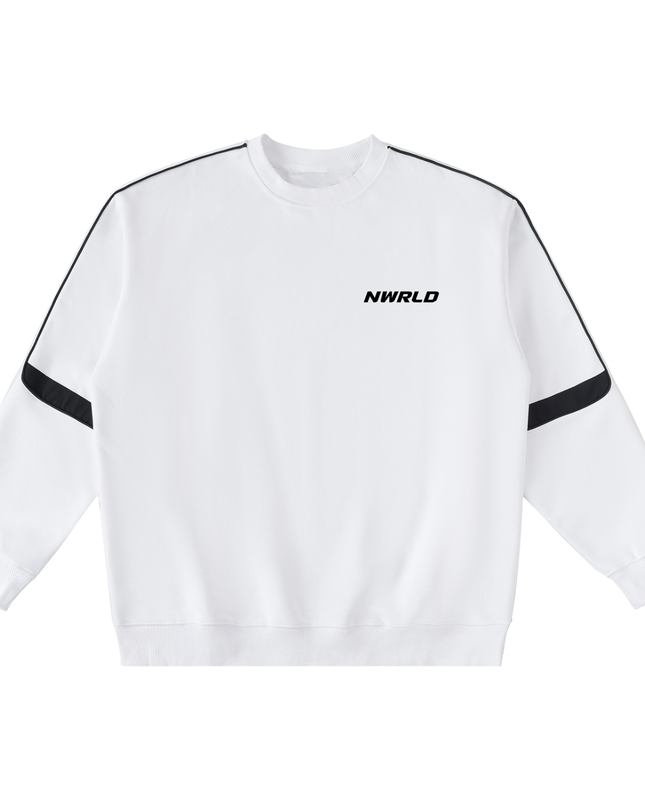 Oversized Crewneck Taped Sweatshirt