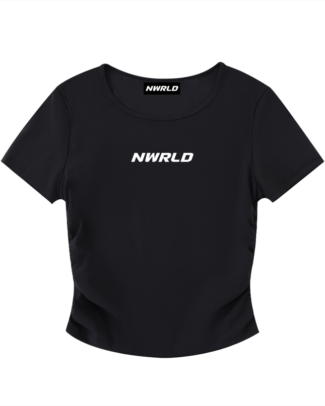 Ruched Bodycon Crop Top