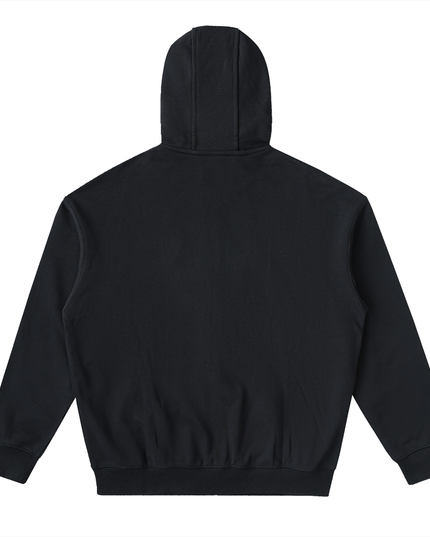 Drop-Shoulder Zip Up Hoodie
