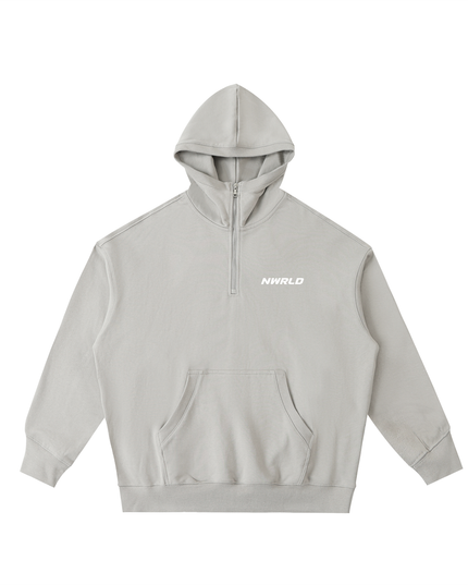 Big Hood Half-Zip Fleece Hoodie