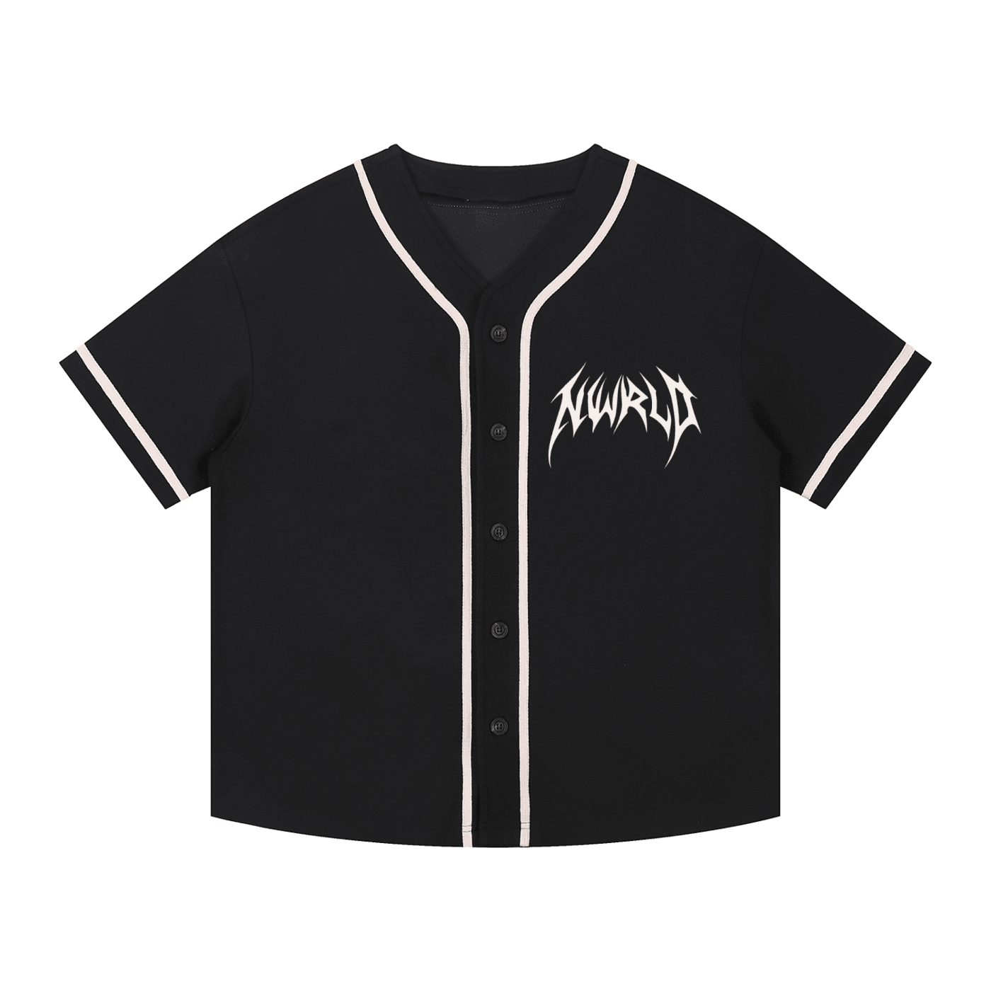 DARKMODE x METALMANIA / Button-Up Jersey - NWRLD CLOTHING